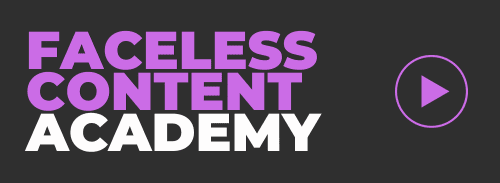 Faceless Content Academy - Chris Record