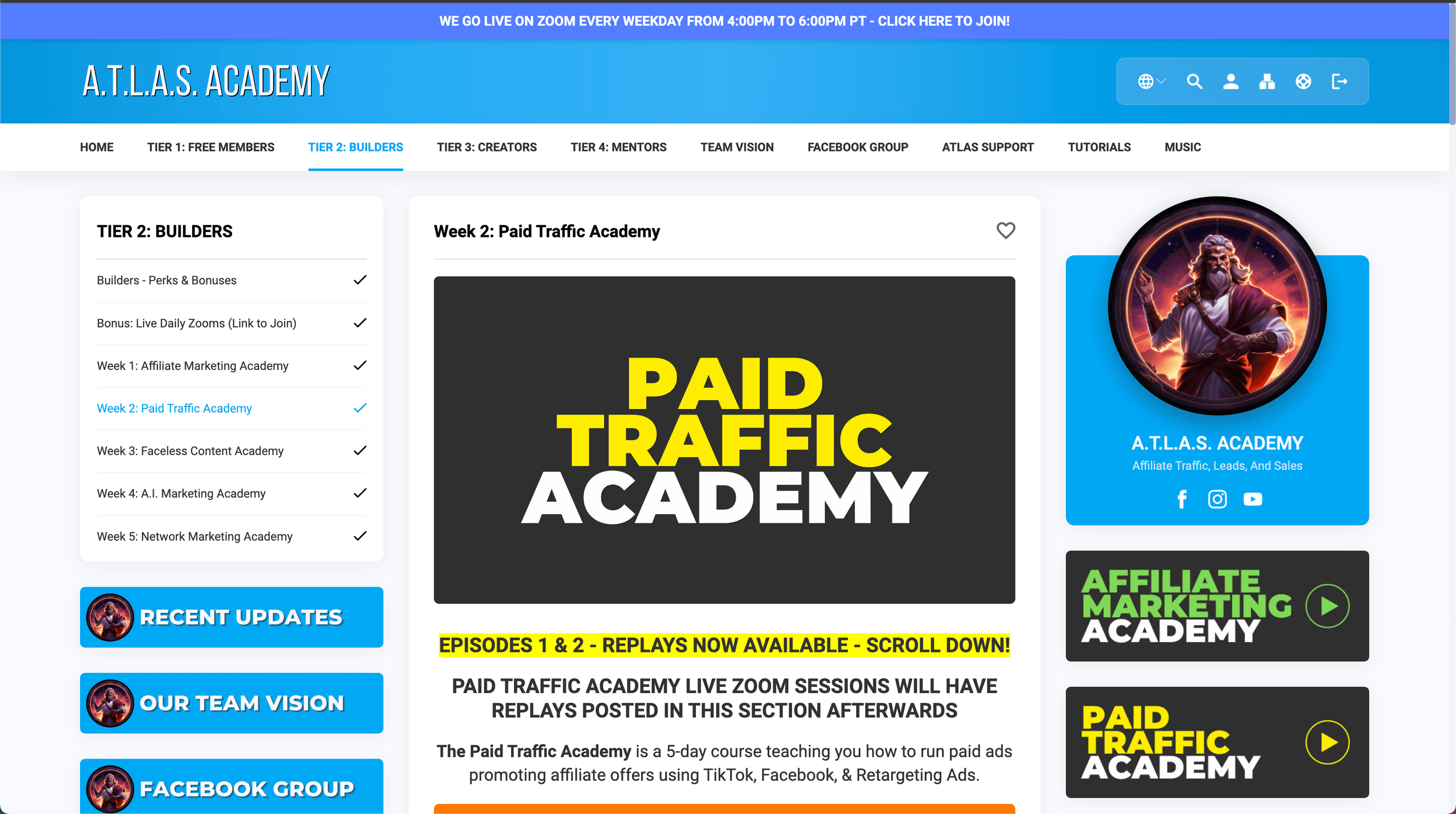 Atlas Academy Screenshot